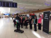 Christmas singing at the airport 15/12/16