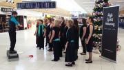 Christmas Singing at Adelaide Airport 2015