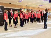 Christmas singing at the airport 22/12/18