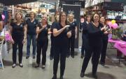 Singing at Bunnings