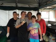 Sausage sizzle at Bunnings