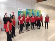 Christmas singing at the airport 8/12/19