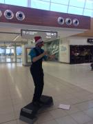 Christmas Singing at Adelaide Airport 2015